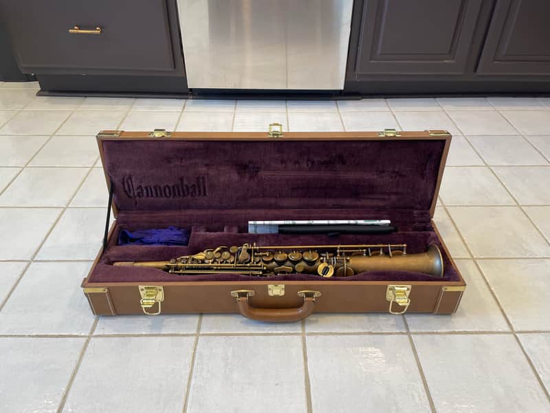 Serviced Cannonball SVR-BR Reborn Brute Soprano Saxophone (Ready to Play) - Near Mint Condition image 1