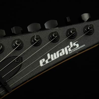 ESP EDWARDS E-ALEXI BLACKY w/ESP GB-30V -Metallic Black Satin with Gloss Black Pinstripe- #ED9211263 2026 [Made in Japan][Children of Bodom Alexi Laiho] image 5