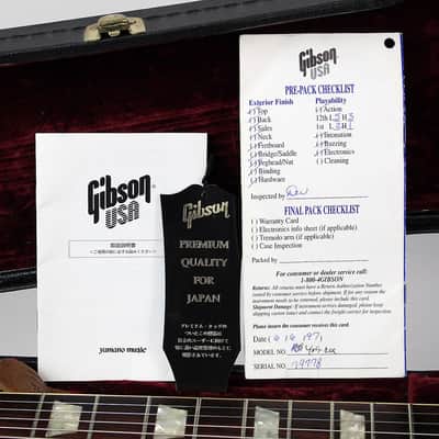 1997 Gibson Custom Shop One-Off Yamano '59 Vintage Reissue Les Paul image 15