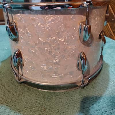 Slingerland 13"(Diameter)x9"(Depth) Rack Tom 1970's - White Marine Pearl image 7