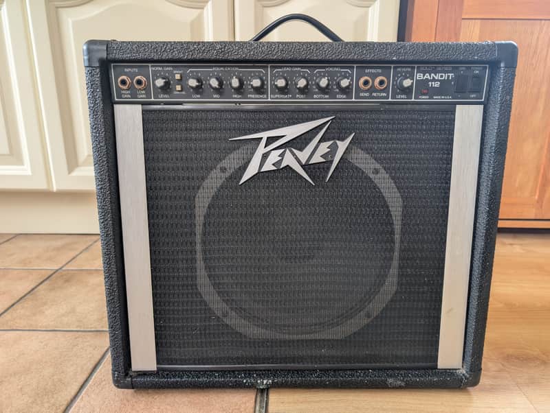 Peavey 112 "Teal Stripe" (USA) Amp Pedal and delay Late '80's - early 90's image 1