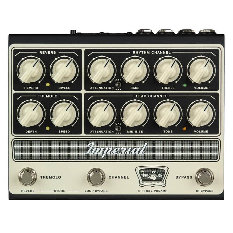 Tone King Imperial Preamp - Tri-tube Preamp Pedal image 1