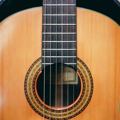 1999 Ryoji Matsuoka M50 – Handcrafted in Japan| Solid Top | Hard Case  | Vintage Classical Tone image 4
