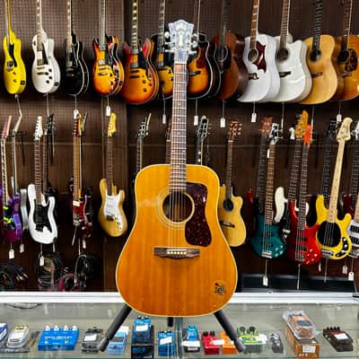 Vintage Guild D-40NT 1977 - Natural w/ Original Hard Case image 1