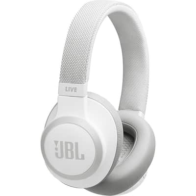 JBL LIVE 650BTNC Wireless Over-Ear Noise-Cancelling Headphones Regular White image 1