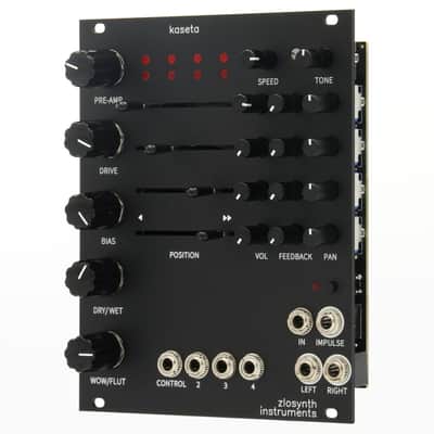 Zlosynth Kaseta Eurorack Delay Module (Black) imagen 2
