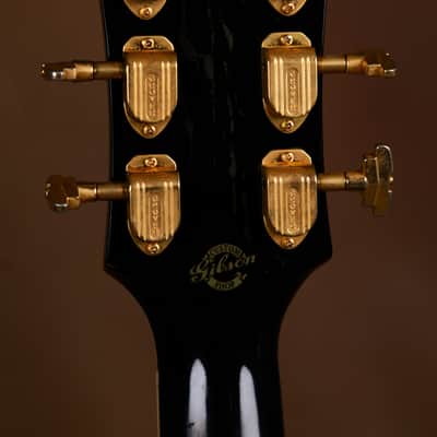 2005 Gibson SJ-200 Rose Custom Acoustic Guitar Black J-200 image 9