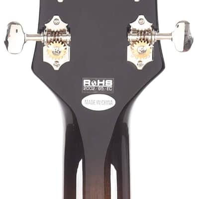 Guild Newark St Collection Aristocrat HH Electric Guitar in Trans Black Burst image 5