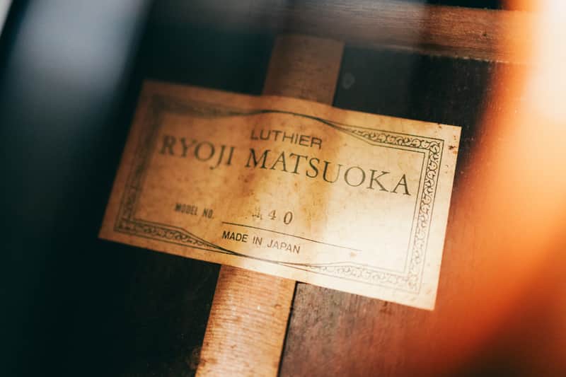 1970s Ryoji Matsuoka M40 – Handcrafted in Japan| Solid Top | Low Action | Hard Case  | Vintage Classical Tone image 1