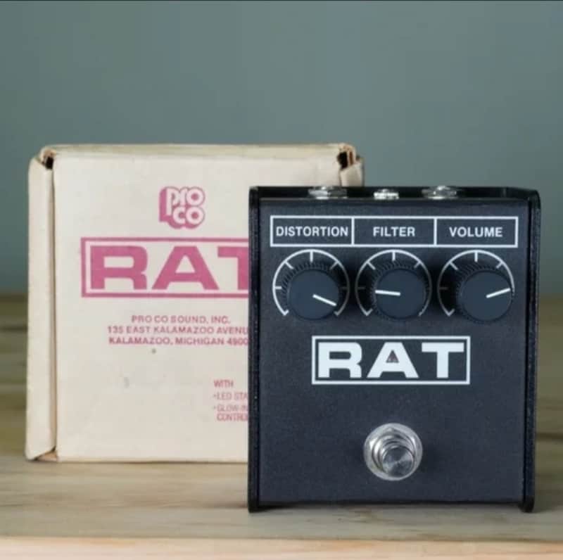 ProCo RAT 2 (Flat Box) 1990-2002 - Black image 1