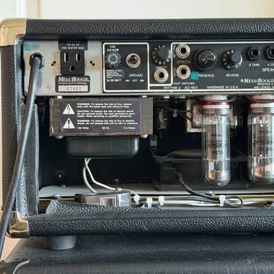 Mesa Boogie Mark III Simul-Class 3-Channel 75-Watt Guitar Amp Head - Green Stripe Bild 8