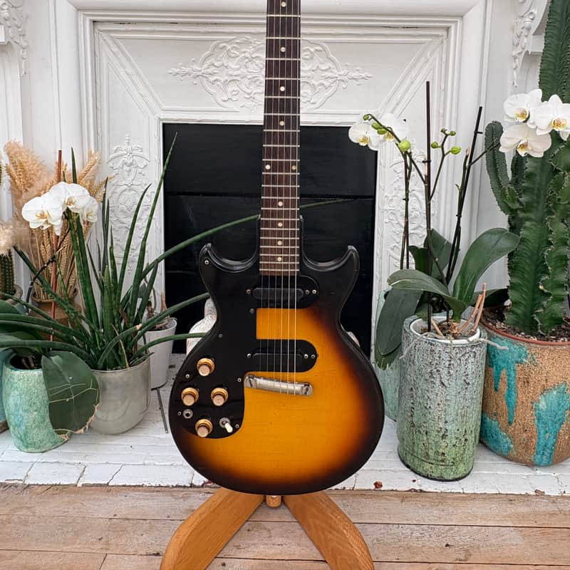 1963 Epiphone Olympic Double Lefty Left Handed Gibson Melody Maker Double Vintage