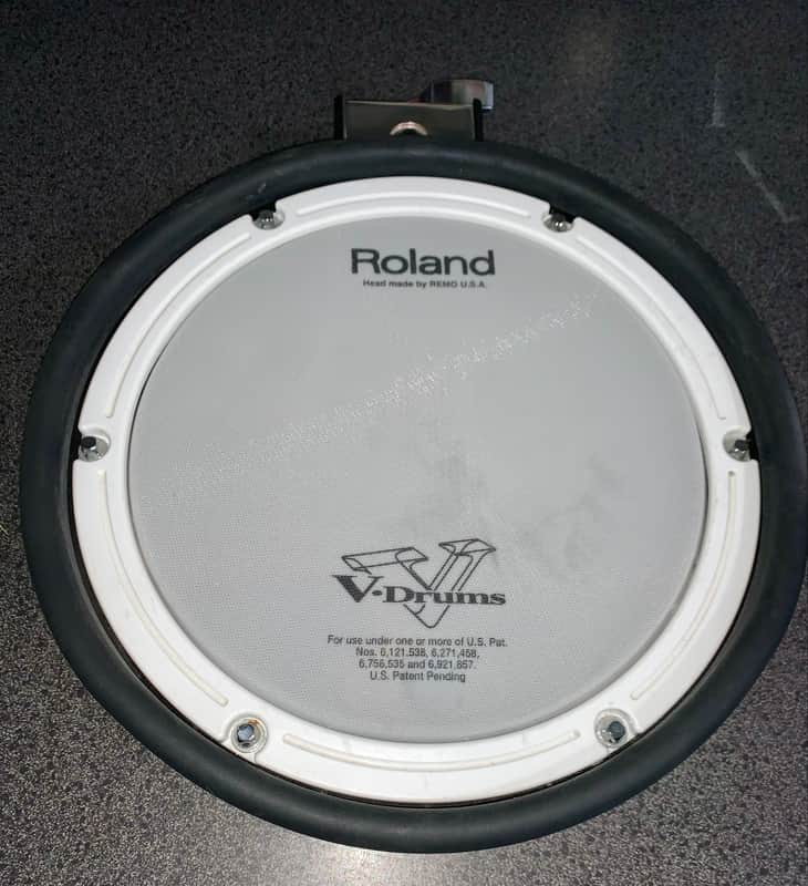 Roland PDX-8 V-Drum 10" Dual-Trigger Mesh Snare Drum Pad 2006 - Present - Black image 1