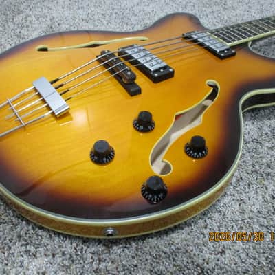 Hofner Contemporary Series Verythin Bass, Rosewood Fretboard, 2006 - 2026 - Antique Sunburst image 4