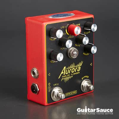 Spaceman Aurora Analog Flanger Multi Mode Custom Red (Cod.EFF_00142) image 3