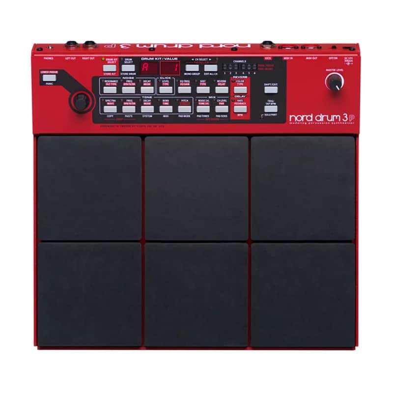 Nord Drum 3P 6-Channel Modeling Percussion Synthesizer 2016 - Present - Red image 1