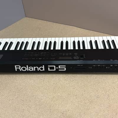 Roland D-5 61-Key Multi-Timbral Linear Synthesizer 1989 - 1992 - Black image 4