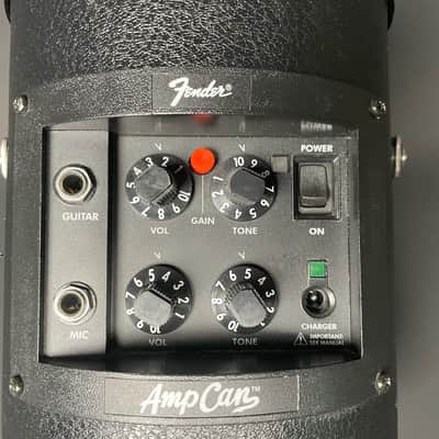 Fender Amp Can 2-Channel 15-Watt 1x6" Battery-Powered Amplifier 1997 - 2008 - Black (2 of 2) image 4