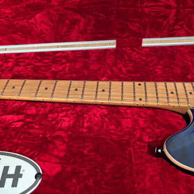 EVH Wolfgang WG QM with baked maple neck and EVH WG case - Chlorine Burst image 10