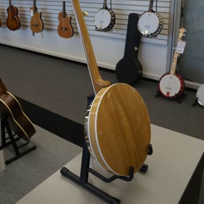 Deering White Lotus 5-String Banjo Natural image 10