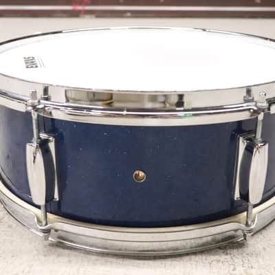 Stetson 5.5x14" Snare Drum Blue Sparkle Vintage 1960's MIJ image 7