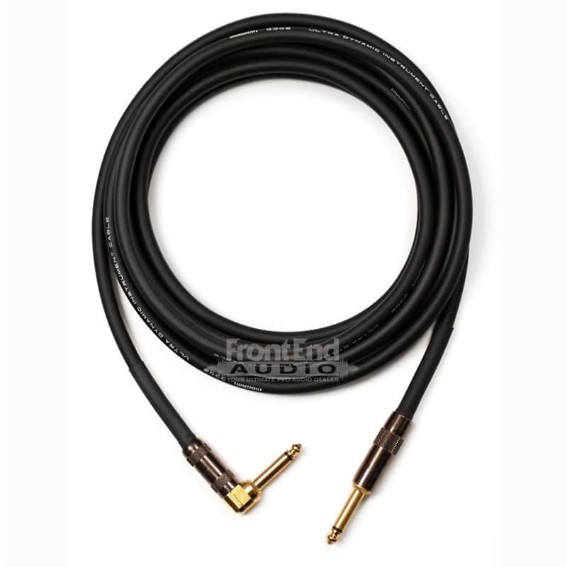 Mogami Platinum Guitar-12R 1/4" TS to Right Angle 1/4" TS - 12' image 1
