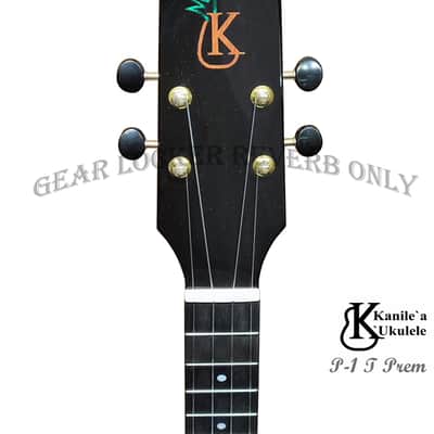 Kanile'a P-1 T Premium Curly all solid hawaiian koa Pineapple shaped Tenor ukulele #26618 image 10