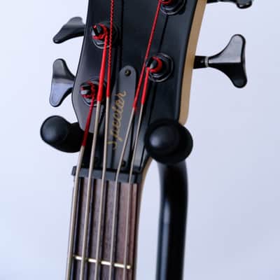 Spector Q5 Pro 5 string bass Amber Burst Finish + EMGHZ Pickups + EMG BTS Preamp + Original Case image 3