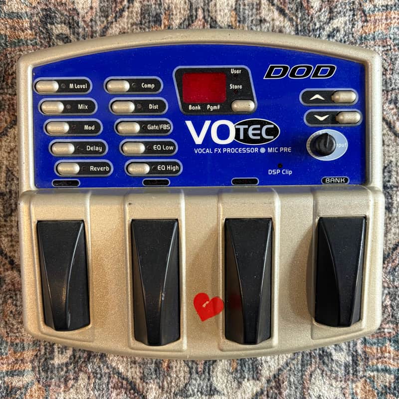 DOD Votec Vocal Processor Guitar Effect Pedal! image 1