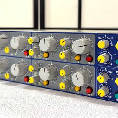 Vintage Focusrite ISA 215 Dual Mono Mic Pre and Equalizer 1990s - Blue image 4