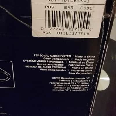 Sony ZS-BTY50   Bluetooth Boombox IOB image 4