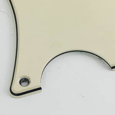 Genuine Fender Standard Lefty Tele Guitar Pickguard Faded Parchment Aged 3-ply image 3