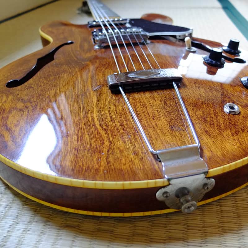 c. 1977 Greco SA-550W Walnut Gibson ES-335 / 330 Style Lawsuit Era