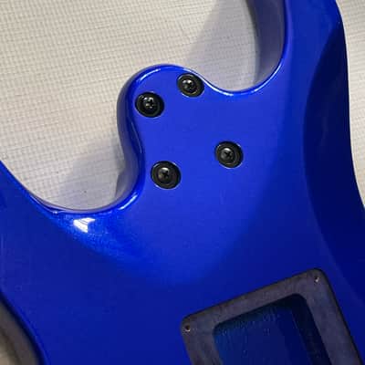 2010's Indonesian Jackson Pro Plus Series DKA Dinky Metallic Candy Blue Guitar Body Floyd Ready image 11