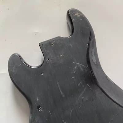 Black 4 String Precision P Bass Style Basswood Body image 3