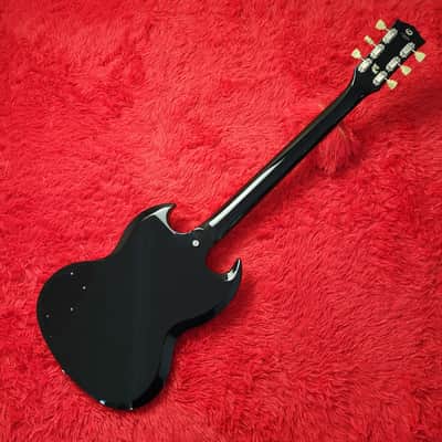 History SH-SG 2010 SG Standard Black - Heritage Wood - Original Hard Shell Case - Made By Fujigen in Japan MIJ image 10