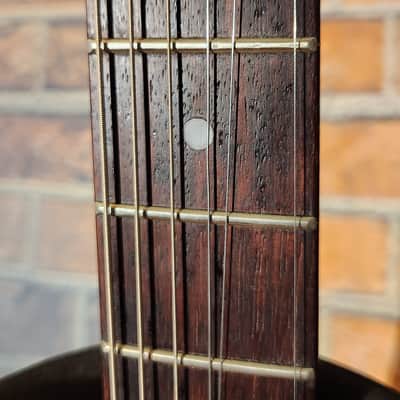 Lotus S-Style Electric Guitar Black New Strings Set Up image 6