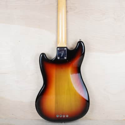 Fender Mustang Bass 1975 Sunburst Vintage USA Short Scale Bass w/ OHSC image 4