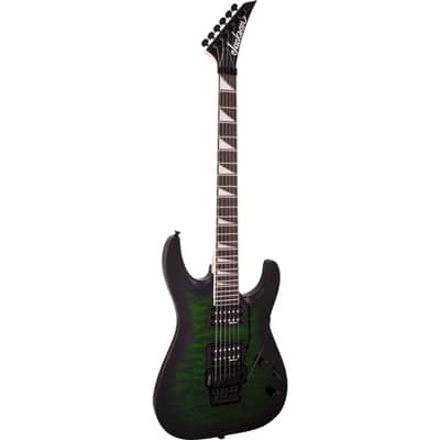Jackson JS32Q Dinky DKA Transparent Green Burst - Electric Guitar image 3