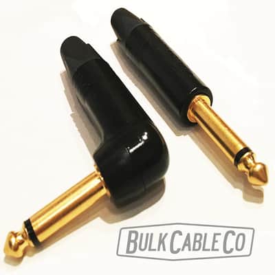 5 FT - Mogami 3082 Speaker Cable - Amp To Cab - Neutrik Gold Right Angle To Straight Connectors image 9
