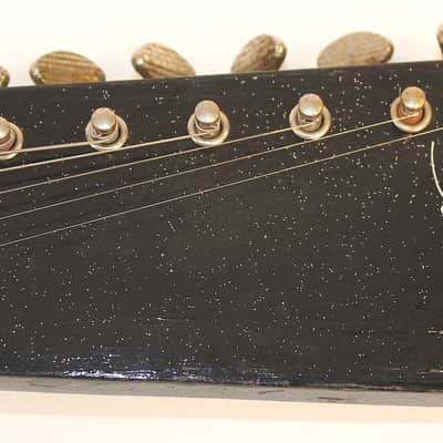 Silvertone (Danelectro) 1448 • Lipstick Pickup • 1966 • Black Sparkle • Exc image 9