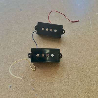 Bradley MIK or MIJ P-Bass Pickups Vintage Catalog Brand Pickups Black image 3