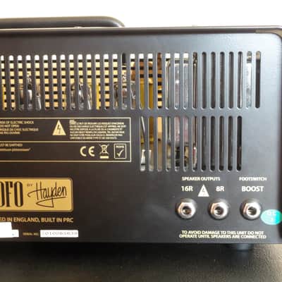 Hayden MoFo 30 Tube Amplifier Head, Matching 1x12 Cabinet, Gigbag & Footswitch image 10