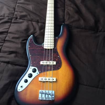 Left Handed Warmoth  Jazz Bass  2014 image 1