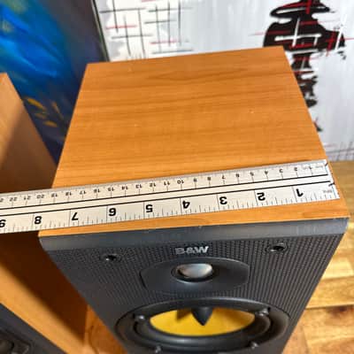 bowers wilkins Bookshelf speakers DM601 S2 Made In England Cherry Audiophile B&W image 8