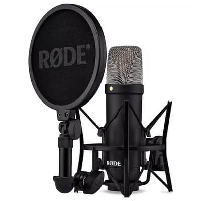 Rode NT1 Signature Series Studio Condenser Microphone, Black image 1