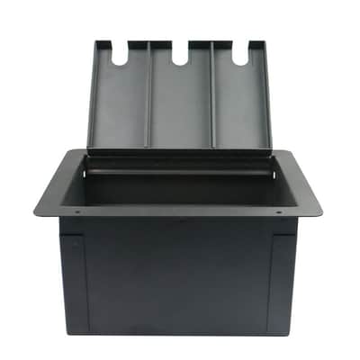 Elite Core FBL10+AC Recessed Stage Floor Box w/10 XLR-F + Duplex AC Power Outlet image 7