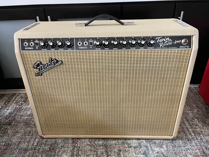 Fender '65 Twin Reverb Reissue FSR Limited Edition 2x12" Blonde / Wheat image 1