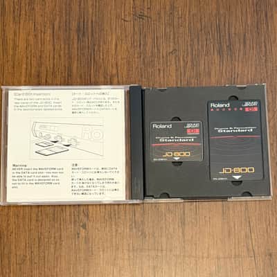 Roland JD-800 or JD-990 Sound Card SL-JD80-01 Standard Drums Mid 90’s image 3