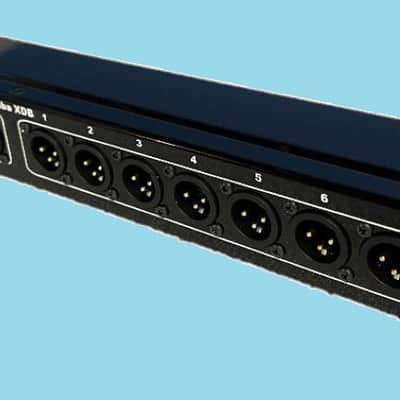 Mamba 16 XLR Male to 2 DB25 Tascam Analog Pinout 1RU Patch Bay